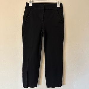 J Crew Womens Remi Dress Office Work Classic Pants Stretch Cotton Black Size 2
